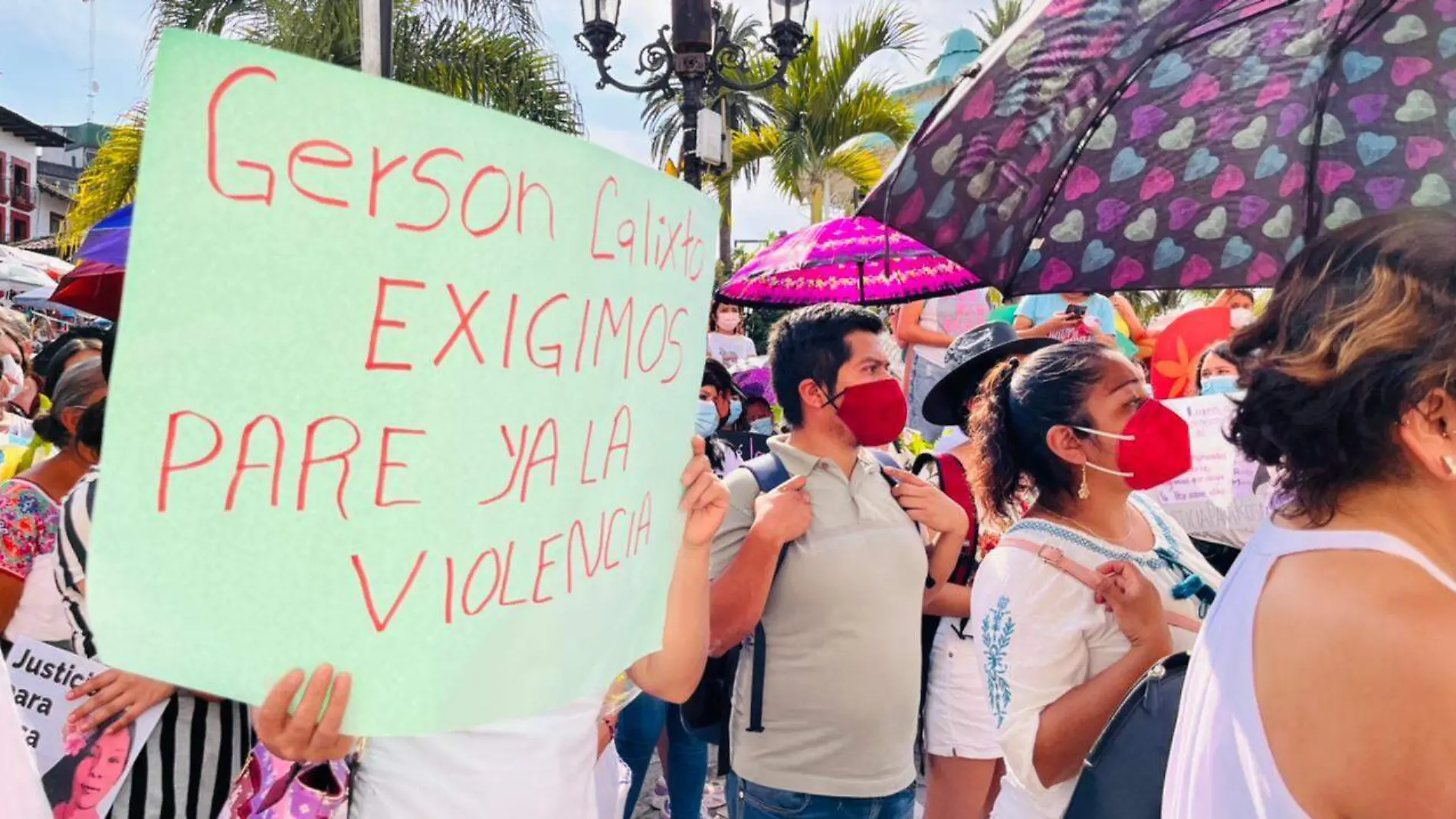 Protesta en Cuetzalán